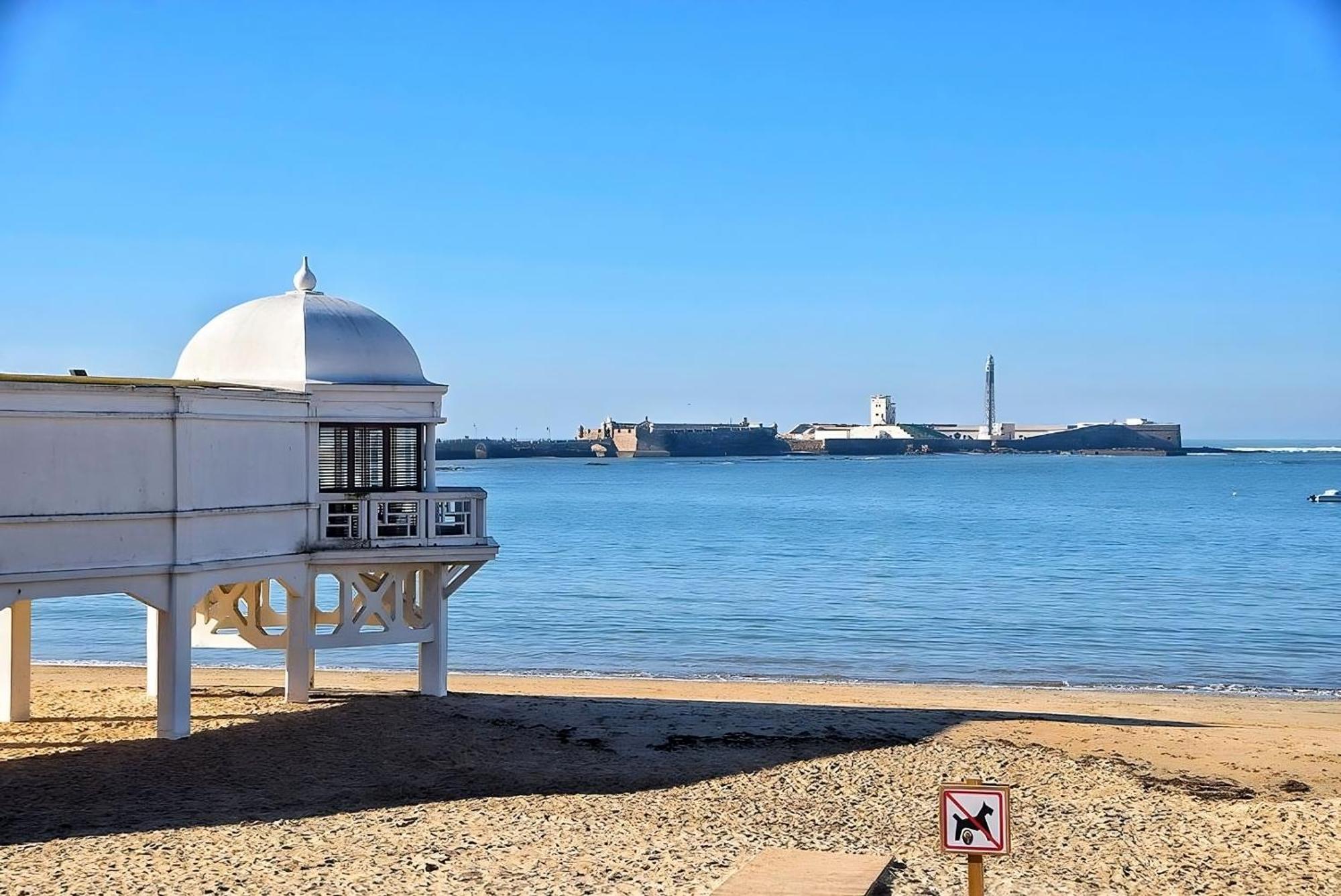 Apartamento Martinez Campos - Playa La Caleta Cádiz Eksteriør bilde